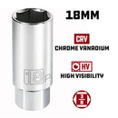 Powerbuilt 3/8 Inch Drive 18 MM Spark Plug Socket - 643009