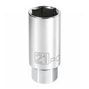 Powerbuilt 3/8 Inch Drive X 21 MM Spark Plug Socket - 643010