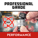 Powerbuilt 15 Piece 1/2 Inch Drive Metric Quick-Change Swivel Socket Set with Adapter - 643032ECE