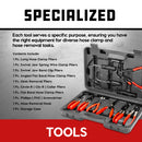 Powerbuilt 9 Piece Hose Clamp Pliers Set - 643034ECE