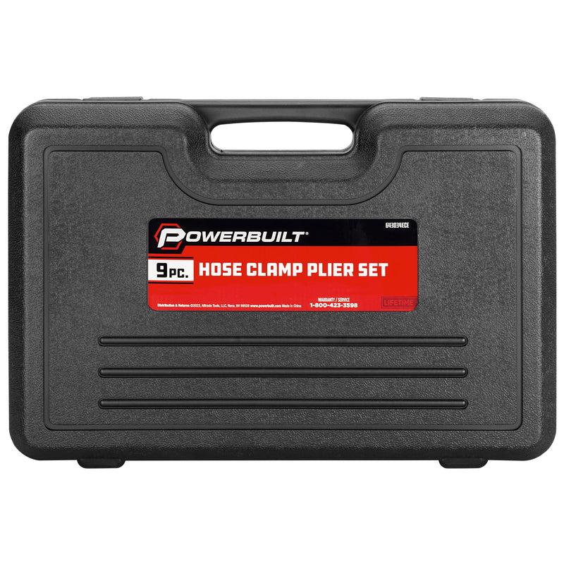 Powerbuilt 9 Piece Hose Clamp Pliers Set - 643034ECE