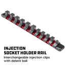 Powerbuilt 11 Piece 12 Point SAE Deep Socket Set - 643047ECE