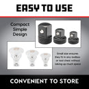 Powerbuilt 6 Piece Wobble Adaptor and Low Profile Adaptor Set - 643050ECE