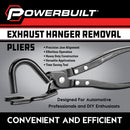 Powerbuilt Exhaust Hanger Removal Pliers - 643052ECE