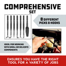 Powerbuilt Interchangeable O-Ring Hook and Pick Set - 643063ECE