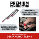 Powerbuilt 3 Piece Quick Release 3/8-Inch Drive Extension Bar Set - 643067ECE