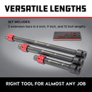 Powerbuilt 3 Piece Quick Release 1/2-Inch Drive Extension Bar Set - 643068ECE