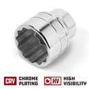 Powerbuilt 3/4 Inch Drive x 1-7/8 Inch 12 Point Shallow Socket - 643216