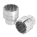 Powerbuilt 3/4 Inch Drive x 1-7/8 Inch 12 Point Shallow Socket - 643216