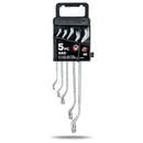 Powerbuilt 5 Pc SAE Box Wrench Set 1/4" thru 7/8" Chrome Vanadium Steel - 644505