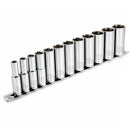 12 Piece 3/8 in. Dr. Metric 6 Pt. Deep Socket Set