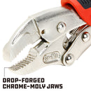 Powerbuilt 5 Inch Curved Jaw Locking Pliers W/ Inj Hndl - 645014