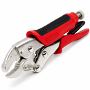 Powerbuilt 5 Inch Curved Jaw Locking Pliers W/ Inj Hndl - 645014