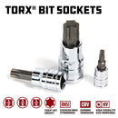 Powerbuilt 35 Piece 1/4 Inch, 3/8 Inch, and 1/2 Inch Drive Master Torx Set - 645020