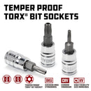 Powerbuilt 35 Piece 1/4 Inch, 3/8 Inch, and 1/2 Inch Drive Master Torx Set - 645020