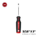 Cushion Grip Screwdrivers - Flat