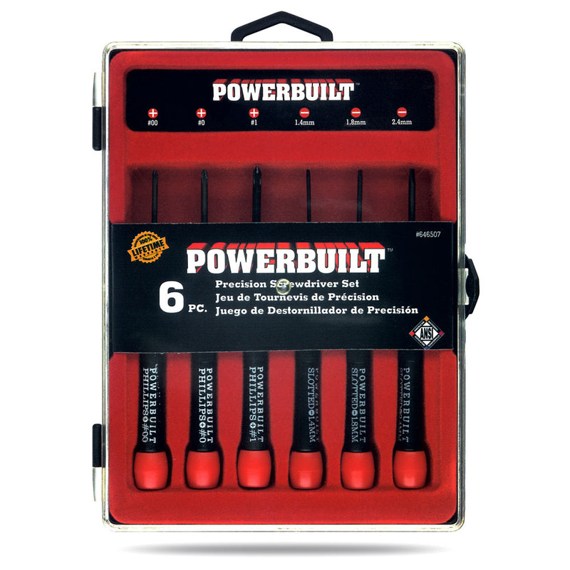 6 Piece Precision Screwdriver Set