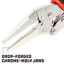 9 in. Long Nose Locking Pliers with Injection Handle
