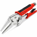 9 in. Long Nose Locking Pliers with Injection Handle