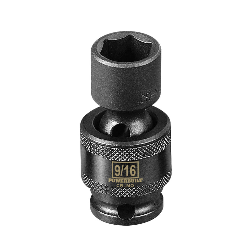 3/8 in. Dr. Universal Joint Impact Sockets - SAE