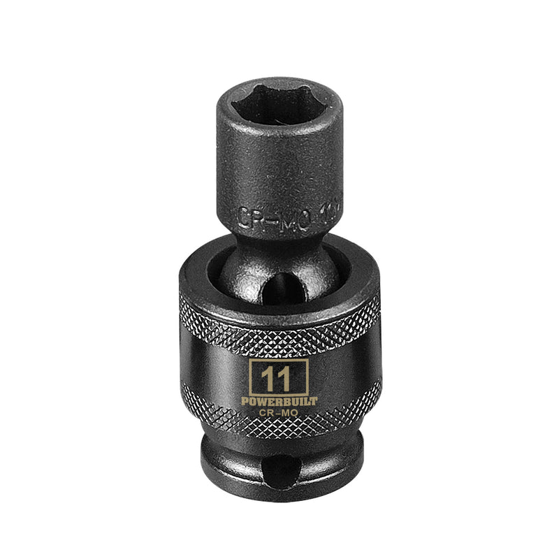 3/8 in. Dr. Universal Joint Impact Sockets - Metric