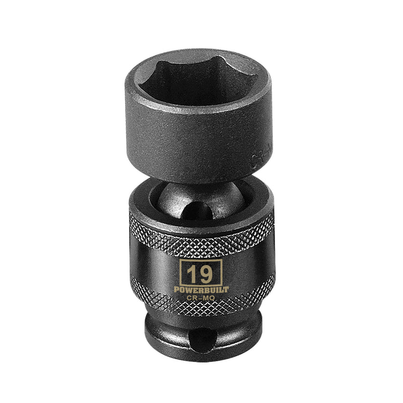 3/8 in. Dr. Universal Joint Impact Sockets - Metric