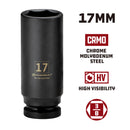 3/8 in. Dr. Sockets - Metric Impact Deep