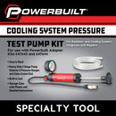 Cooling System Pressure-Testing Pump Kit