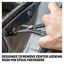 Powerbuilt 80 Degree Push Pin Clip Removal Pliers - 647739