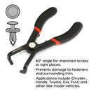 Powerbuilt 80 Degree Push Pin Clip Removal Pliers - 647739