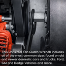 Powerbuilt 4-In-1 Universal Fan Clutch Wrench - 647750