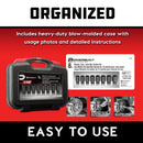8 Piece 1/2 in. Drive 12 Point Metric Axle Nut Socket Set