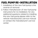 Electric "In-Tank" Fuel Pump Repair Kit