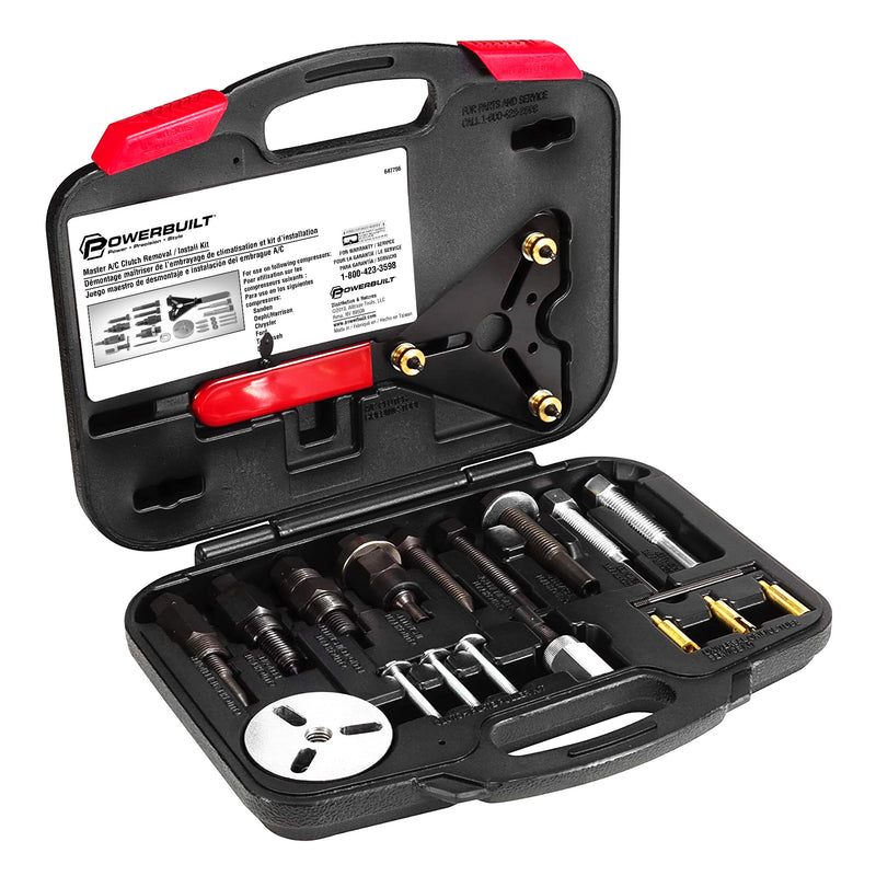 Powerbuilt Master A/C Clutch Removal and Installation Kit - 647756