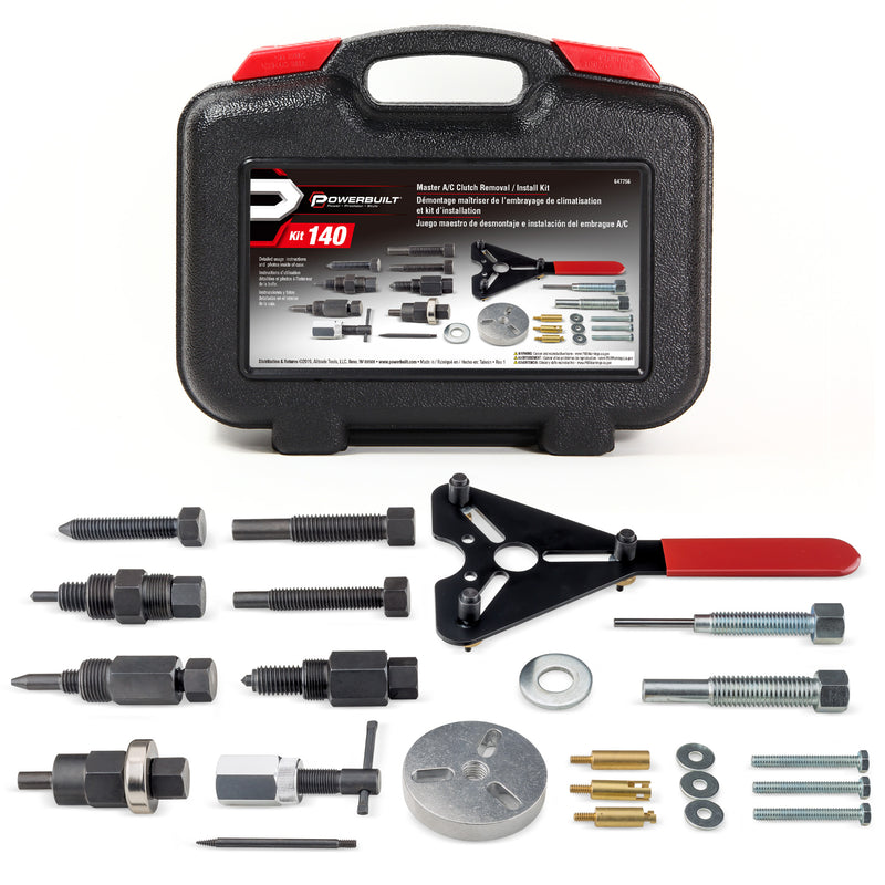 Powerbuilt Master A/C Clutch Removal and Installation Kit - 647756