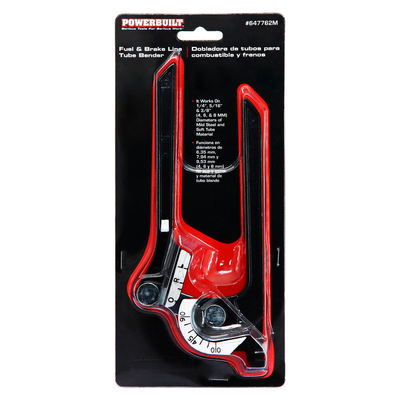 Powerbuilt Fuel and Brake Line Tubing Bender - 647762