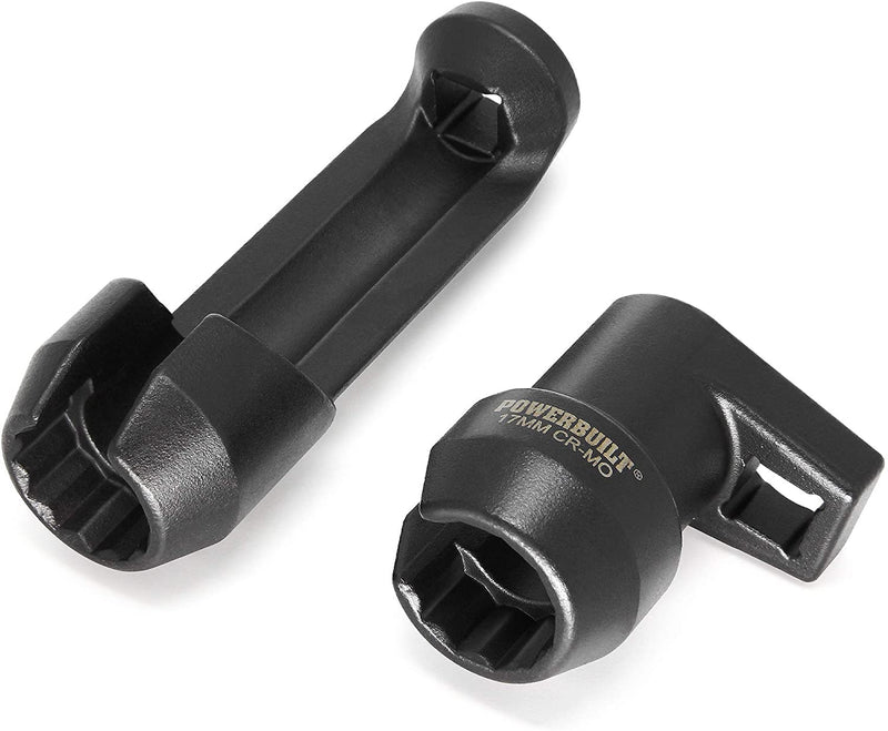 Powerbuilt 2 Piece Ford Power Stroke 6.7L Diesel Injection 17 MM Socket Set - 647764