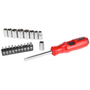 20 Piece 1/4 in. Drive Impact Bit Driver and Nut Driver Set