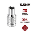 1/4 in. Dr. Sockets - Metric Shallow