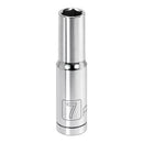 Powerbuilt 1/4 Inch Drive x 7 MM 6 Point Deep Socket - 648299