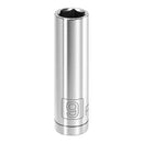 Powerbuilt 1/4 Inch Drive x 9 MM 6 Point Deep Socket - 648301