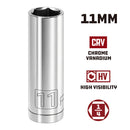Powerbuilt 1/4 Inch Drive x 11 MM 6 Point Deep Socket - 648303