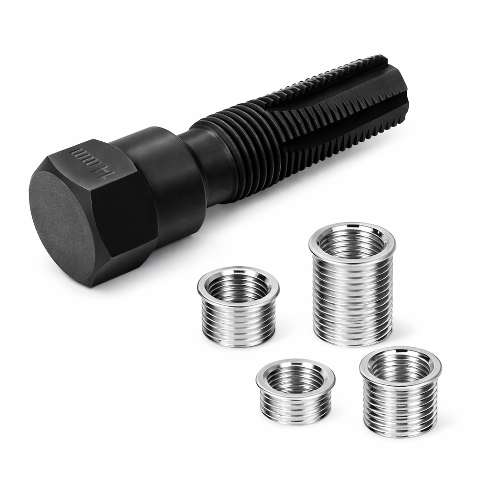 Trou de bougie d'allumage Thread Chaser Restorer Tap Outils à main