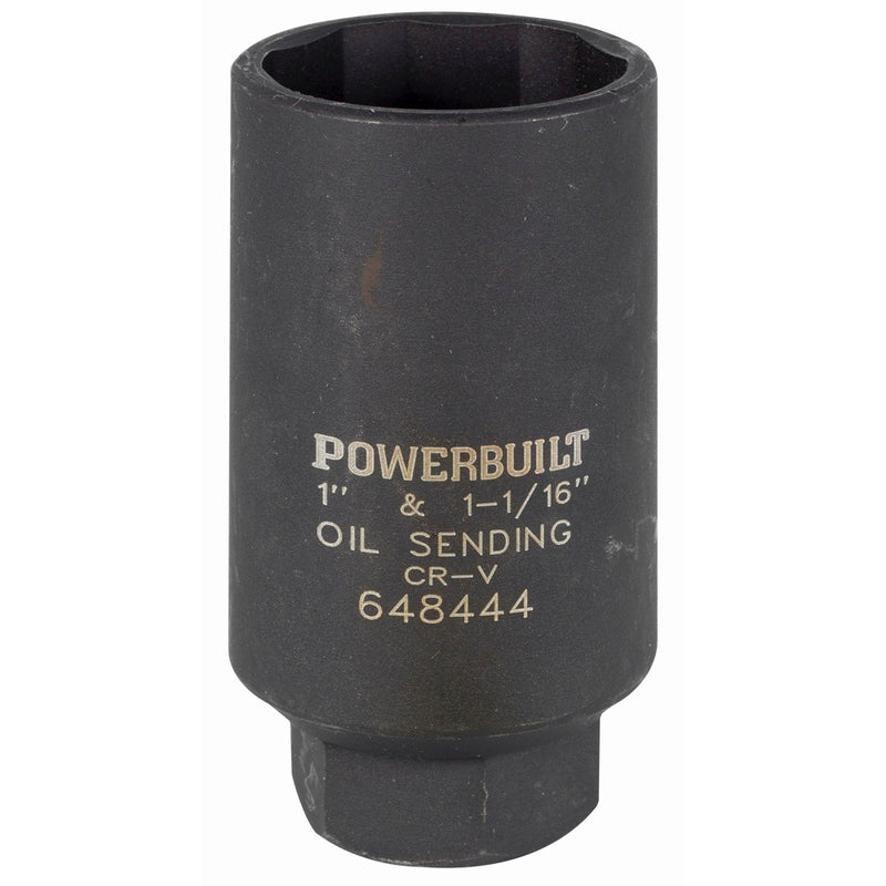 Powerbuilt 3/8" Dr. Socket, Oil Pressure - 648444M