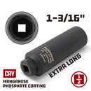 Powerbuilt 1/2 in. Drive 1-3/16 in. Extra Long Oil Pressure Sending Unit Socket - 648446