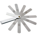 Powerbuilt 9 Blade Feeler Gauge And Ruler - 648514