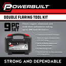 9 Piece Double Flaring Tool Kit