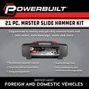 21 Piece Master Axle Puller Kit