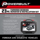 23 Piece FWD Bearing Removal And Installer Kit