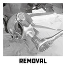 8 Piece Ford/Mercury Front Hub Remover & Installer Kit